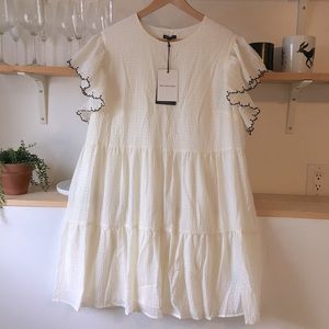 White Smocked Dress